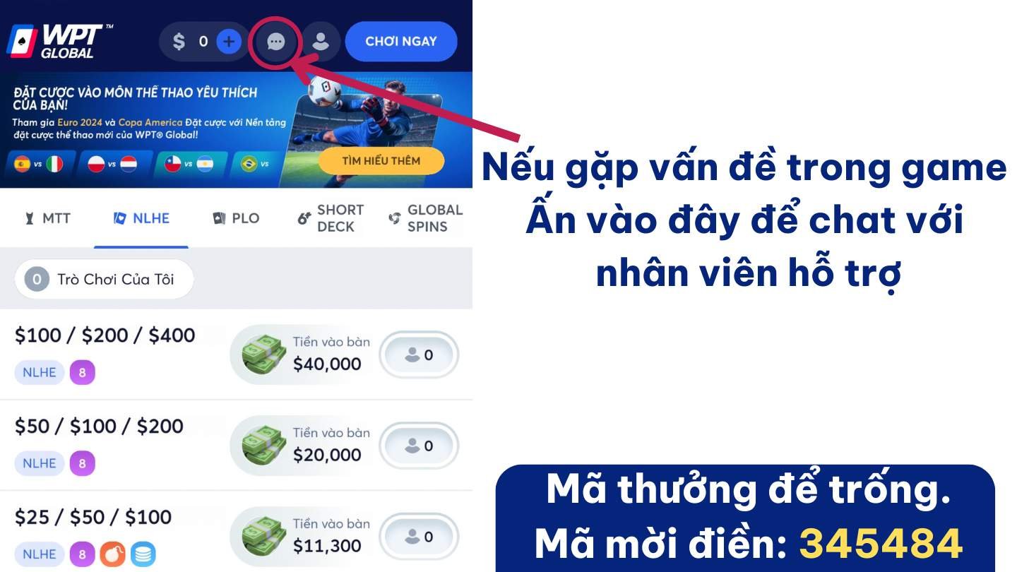 Hỗ trợ WPT Global